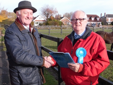 Canvassing on behalf of David Harwood for Southbourne by election 1st Dec 2016